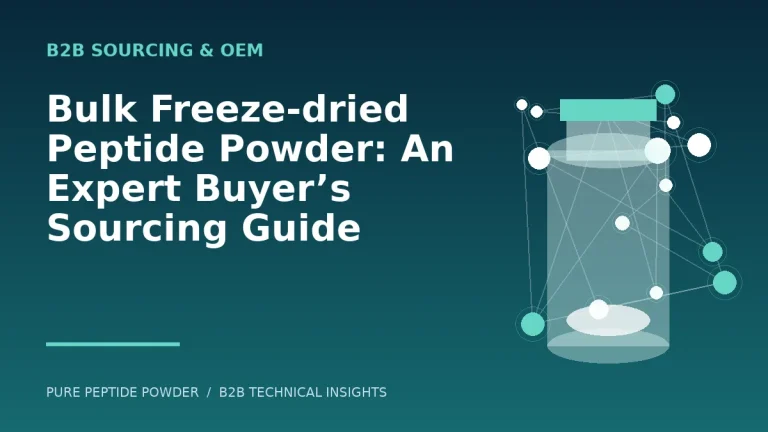 Bulk Freeze-dried Peptide Powder: An Expert Buyer’s Sourcing Guide – cosmetic peptide powder guide