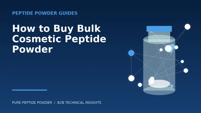 How to Buy Bulk Cosmetic Peptide Powder – cosmetic peptide powder guide