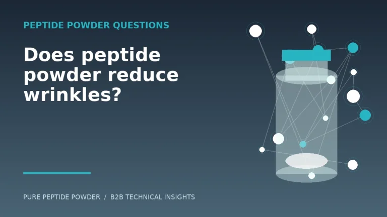 Does peptide powder reduce wrinkles? – cosmetic peptide powder guide