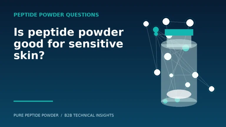 Is peptide powder good for sensitive skin? – cosmetic peptide powder guide