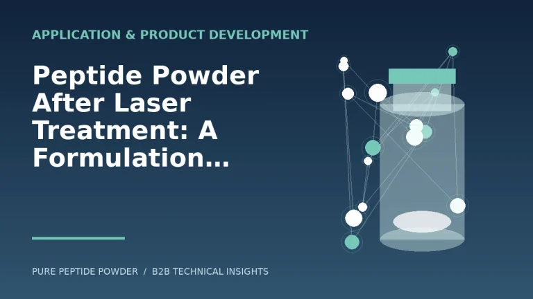 Peptide Powder After Laser Treatment: A Formulation Brief for Cosmetic Brands – cosmetic peptide powder guide