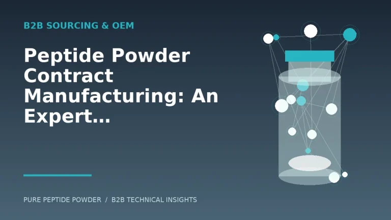 Peptide Powder Contract Manufacturing: An Expert Buyer’s Sourcing Guide – cosmetic peptide powder guide