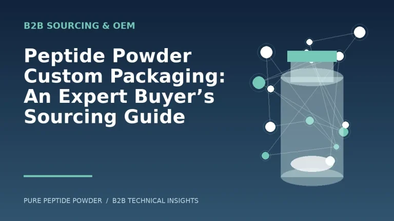 Peptide Powder Custom Packaging: An Expert Buyer’s Sourcing Guide – cosmetic peptide powder guide