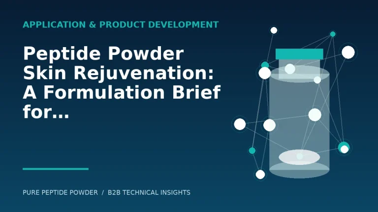 Peptide Powder Skin Rejuvenation: A Formulation Brief for Cosmetic Brands – cosmetic peptide powder guide