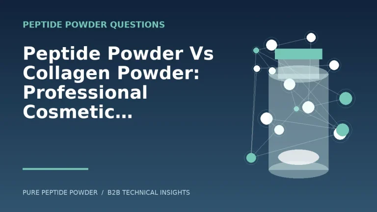 Peptide Powder Vs Collagen Powder: Professional Cosmetic Buyer Guide – cosmetic peptide powder guide