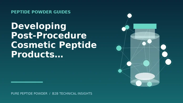 Developing Post-Procedure Cosmetic Peptide Products Responsibly – cosmetic peptide powder guide