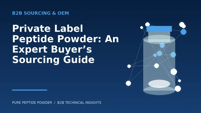 Private Label Peptide Powder: An Expert Buyer’s Sourcing Guide – cosmetic peptide powder guide