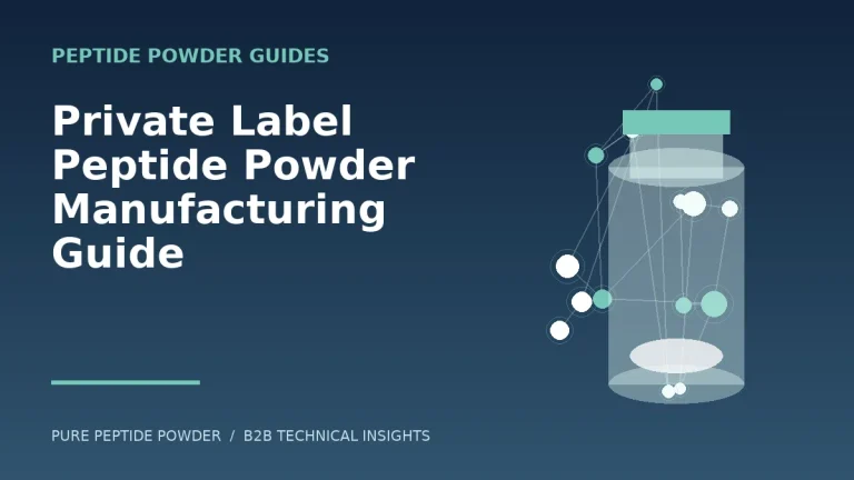 Private Label Peptide Powder Manufacturing Guide – cosmetic peptide powder guide