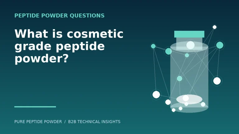 What is cosmetic grade peptide powder? – cosmetic peptide powder guide
