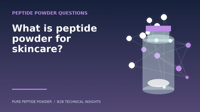 What is peptide powder for skincare? – cosmetic peptide powder guide