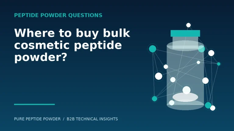 Where to buy bulk cosmetic peptide powder? – cosmetic peptide powder guide