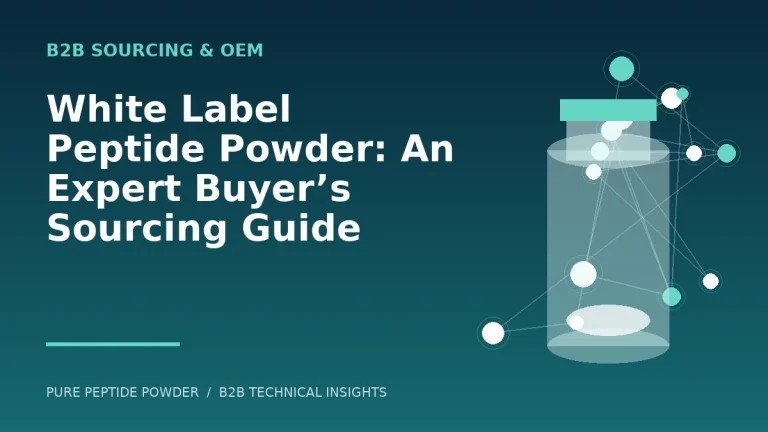 White Label Peptide Powder: An Expert Buyer’s Sourcing Guide – cosmetic peptide powder guide